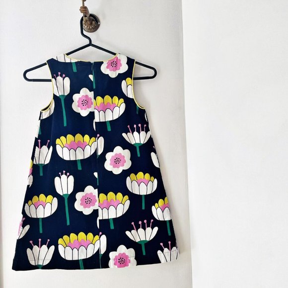Mini Boden Corduroy Tulip Dress | Size 7/8 - Picture 2 of 4